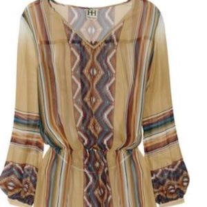 Haute Hippie Navajo Print Blouse